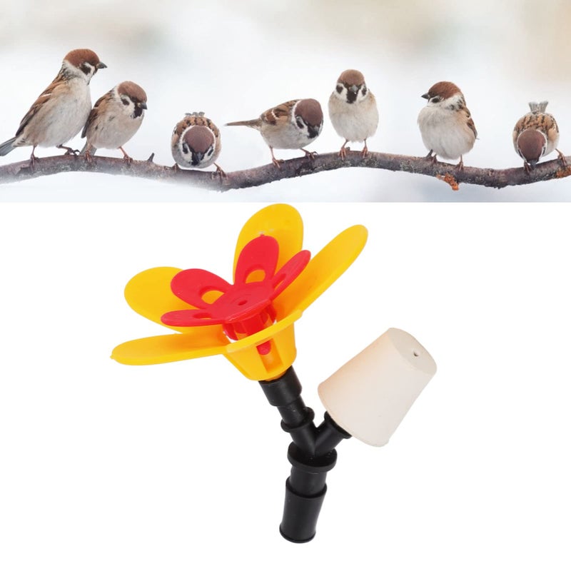 Single Flower Plastic Hanging Hummingbird Feeder Kit for Outdoor Garden Patio - Image 5