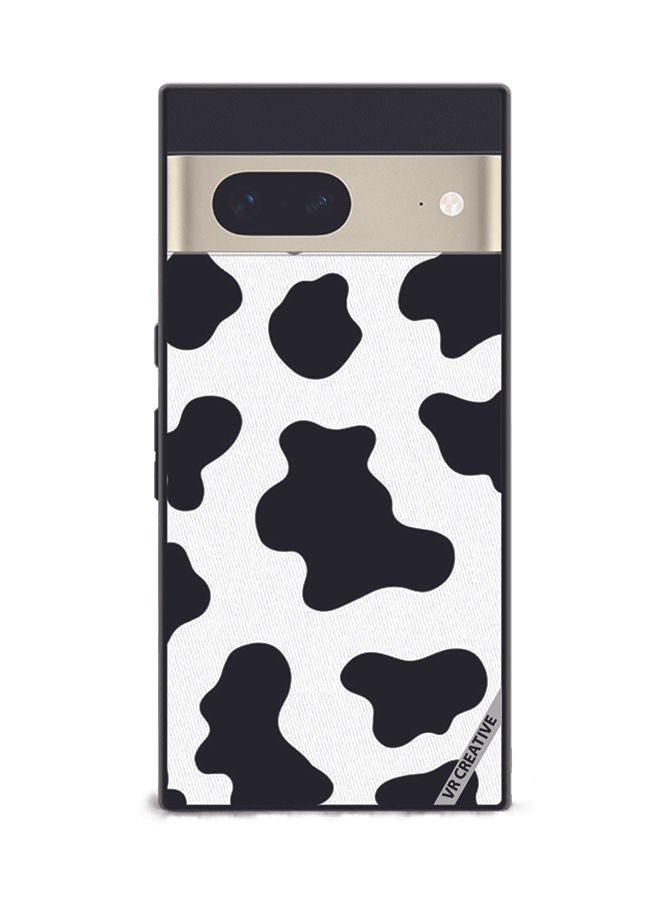 VR CREATIVE Protective Case Cover For Google Pixel 7 Cow Print Design Multicolour - Image 1