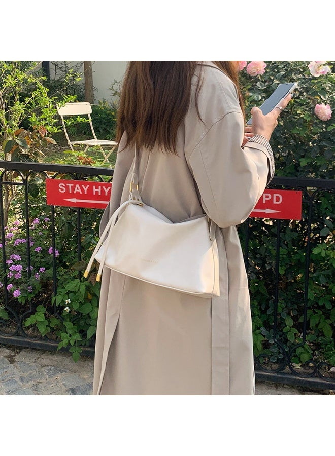 Women's Soft Leather Shoulder Tote Bag: Perfect for Commuting, Work, Dates, Street Style, and Light Travel - Image 1