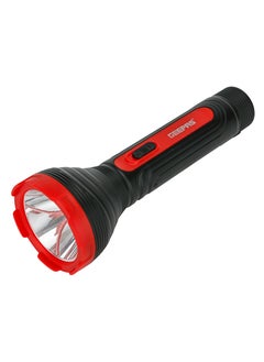 GEEPAS Geepas Rechargeable LED Flash Light- Sturdy Housing with Big LED Chip with Aluminum Reflective Cup, Shell Ripple Pattern| 5 Hours Working Time| Lead-Acid Battery| 2 Years Warranty | GFL51090  - Image 2