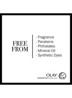 Olay Regenerist Max Hydration Serum With Hyaluronic Acid 1.3 Oz  - Image 4
