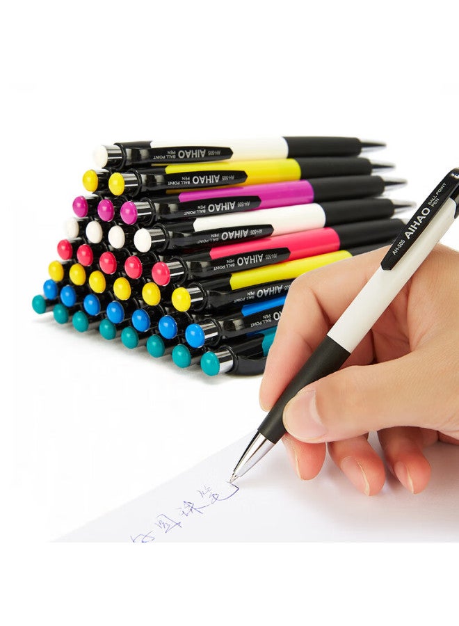 Aihao (Aihao) Click Ballpoint Pen Refill 0.7Mm Bullet Tip Ballpoint Pen 505 Replacement Refill Black 100 Pieces - Image 5