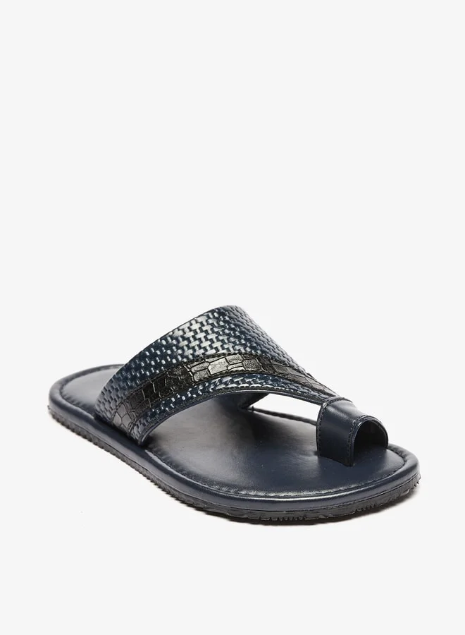 shoexpress Boys Textured Slip-On Arabic Sandals