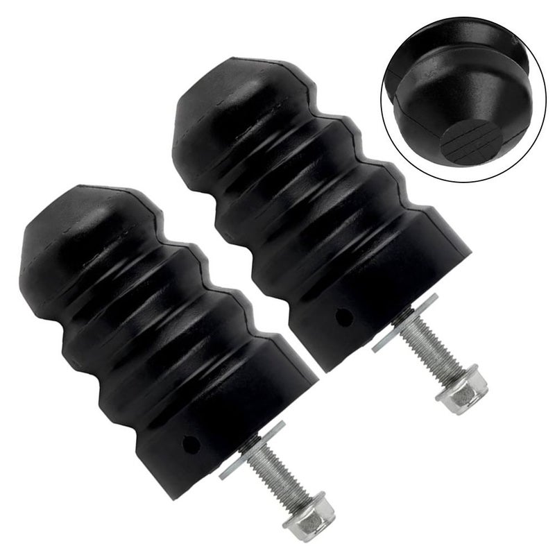 2 Rear Leaf Spring Control Arm Rubber Bumpers for Ford Excursion F250 F350 - Image 1