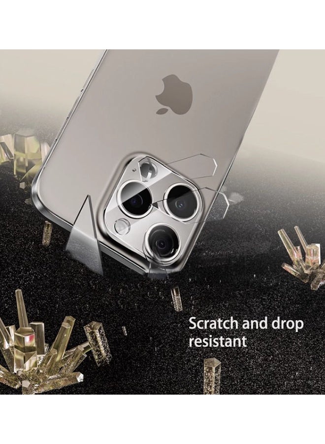 iPhone 16 Pro Max  16 pro ملصق واقي كاميرا زجاجي(1 قطعة) - Image 4