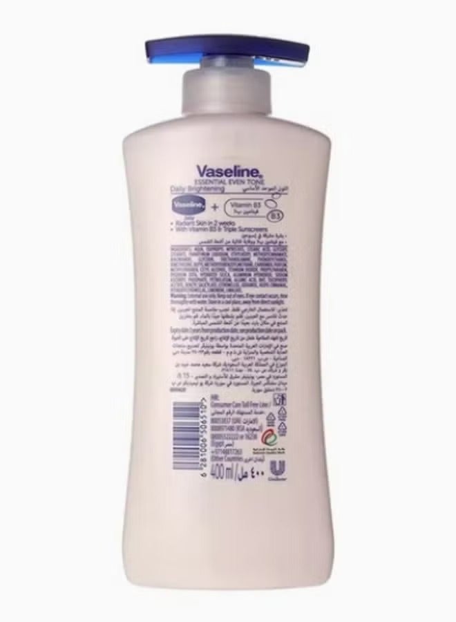 Vaseline Essential Color Brightening Lotion 400 ml - Image 2