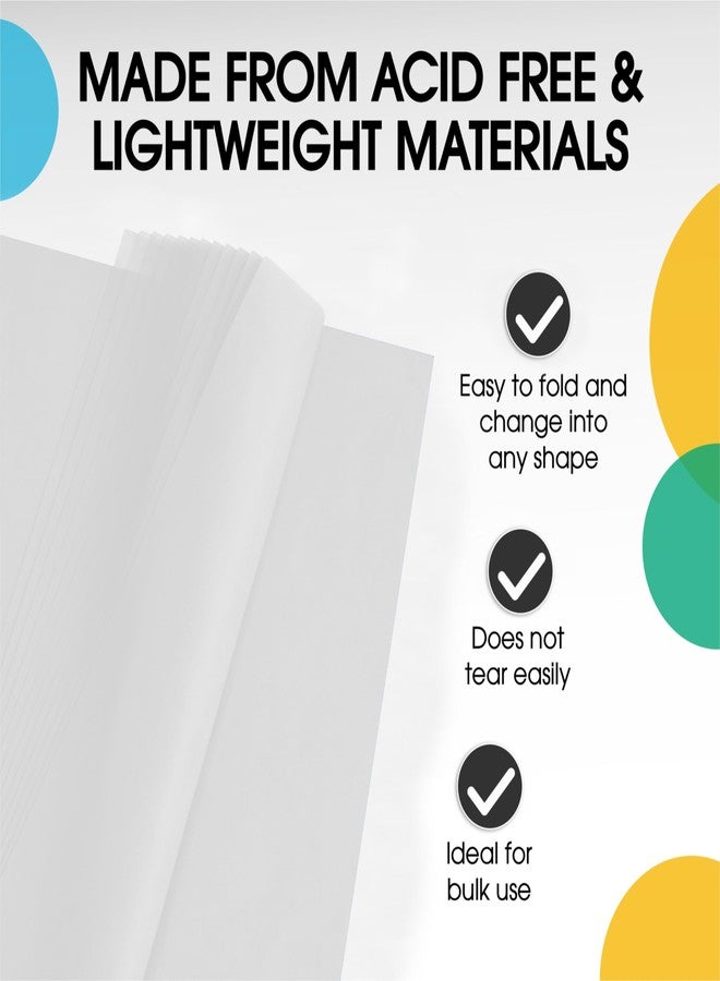 Crown Display 480 Sheets Bulk White Tissue Paper - 15" x 20" Packing Paper Sheets for Moving - 10lb Wrapping Paper - Newsprint Paper for Packing, Gift Wrapping, Moving Supplies & Protecting - Image 3