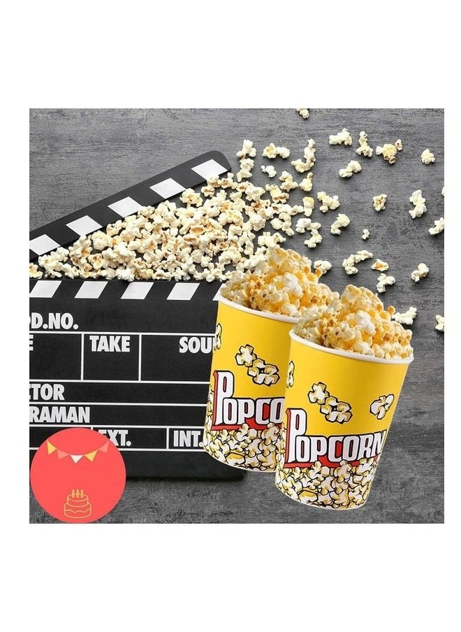 ماركة غير محددة طقم أكواب ورقية قابلة للتكديس وخالية من التسرب للاستخدام مرة واحدة مكون من 25 قطعة  - Image 2