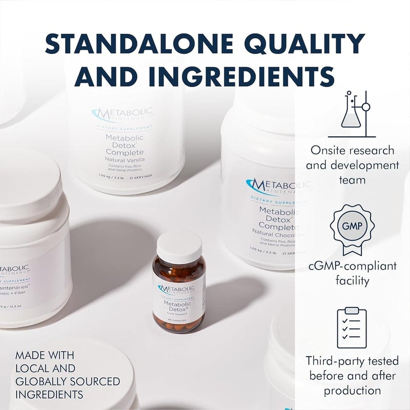 Metabolic Maintenance GluDaZyme - Digestive Enzymes for Gluten, Dairy, Carbohydrate & Protein Digestion - 60 Capsules - Image 3