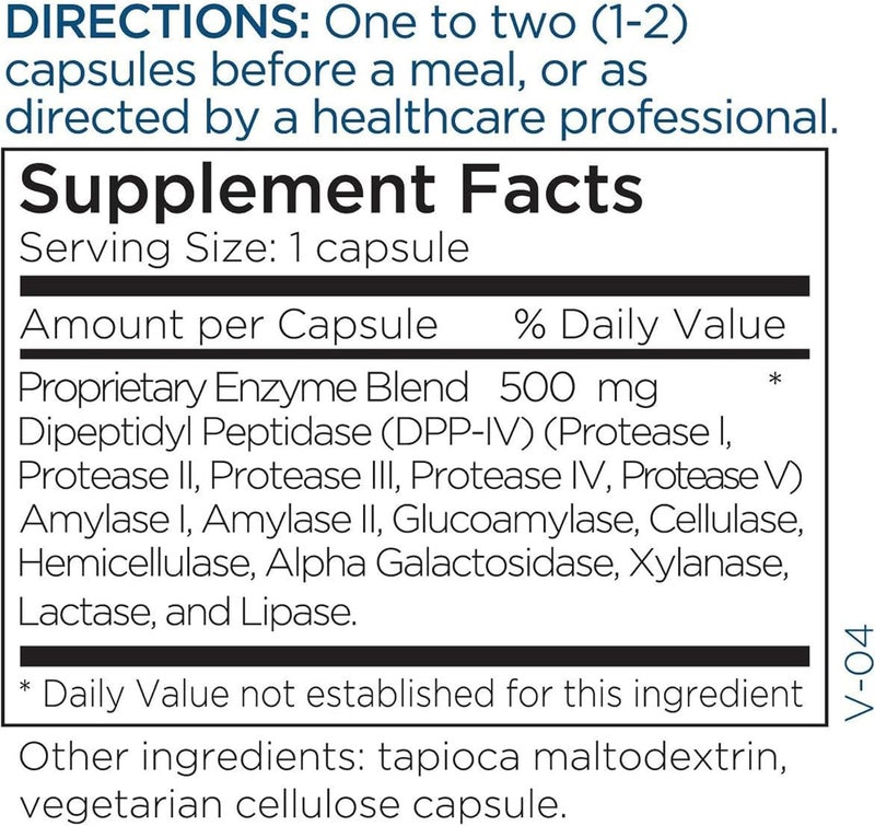 Metabolic Maintenance GluDaZyme - Digestive Enzymes for Gluten, Dairy, Carbohydrate & Protein Digestion - 60 Capsules - Image 5