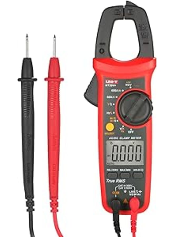 جهاز قياس التيار المتردد الرقمي Eacam UT204+، 6000 عداد، متعدد الاستخدامات، مقياس الجهد، اختبار NCV، جهاز اختبار التيار المتردد/المستمر، قياس درجة الحرارة -40~1000 درجة مئوية، اختبار مباشر