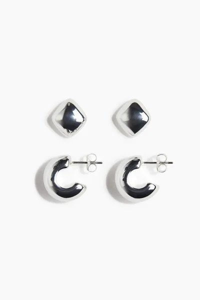 H&M 2 pairs earrings