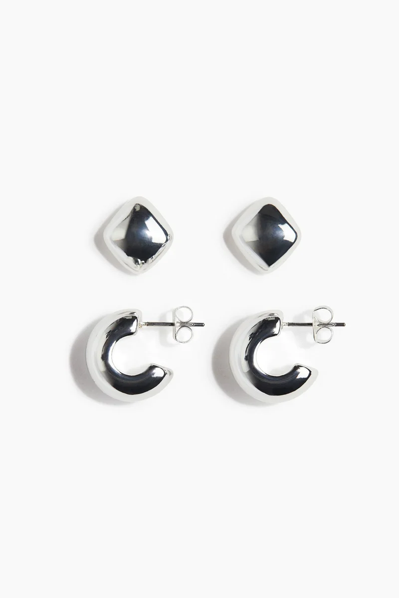 H&M 2 pairs earrings