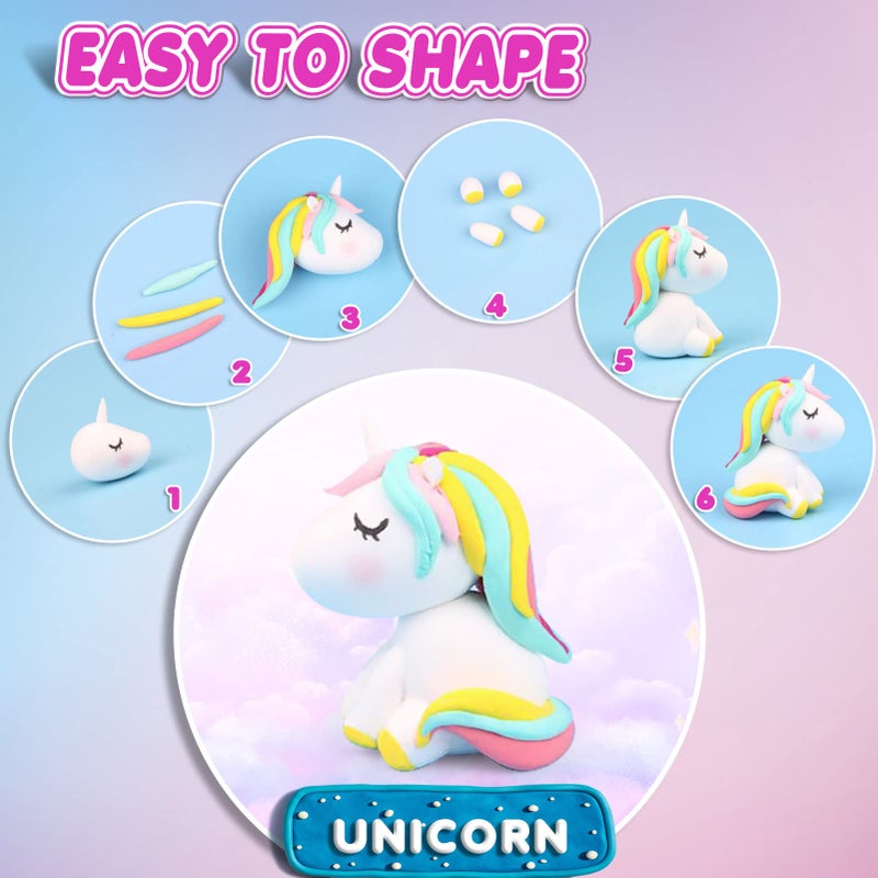 ESSENSON Air Dry Clay 27 Colors, Modeling Clay for Kids, DIY Molding Magic Clay for with Tools, Toys Gifts for Age 3 4 5 6 7 8+ Years Old Boys Girls Kids - Image 4