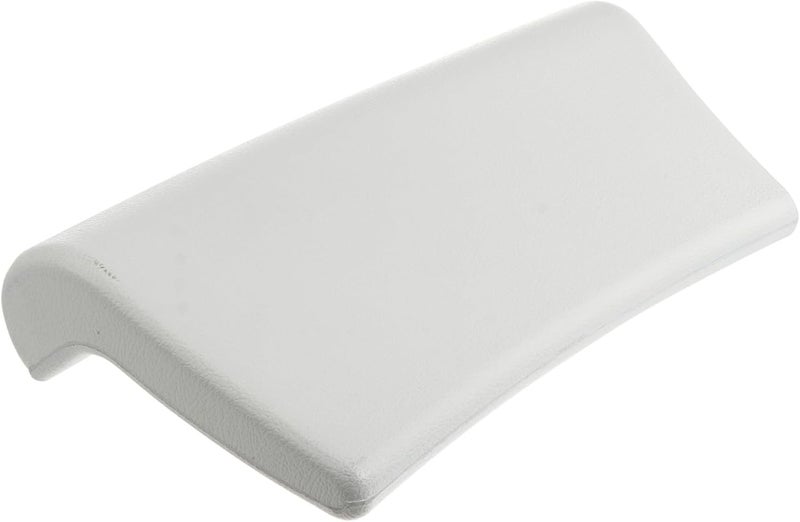 Bathtub Pillow Neck Cushion with Strong Suction Cups Pu Material White for Adult Home Spa Bathing Comfort - Image 1