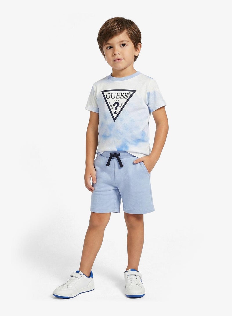 GUESS Infant Crew Neck T-Shirt And Shorts Set - Image 1