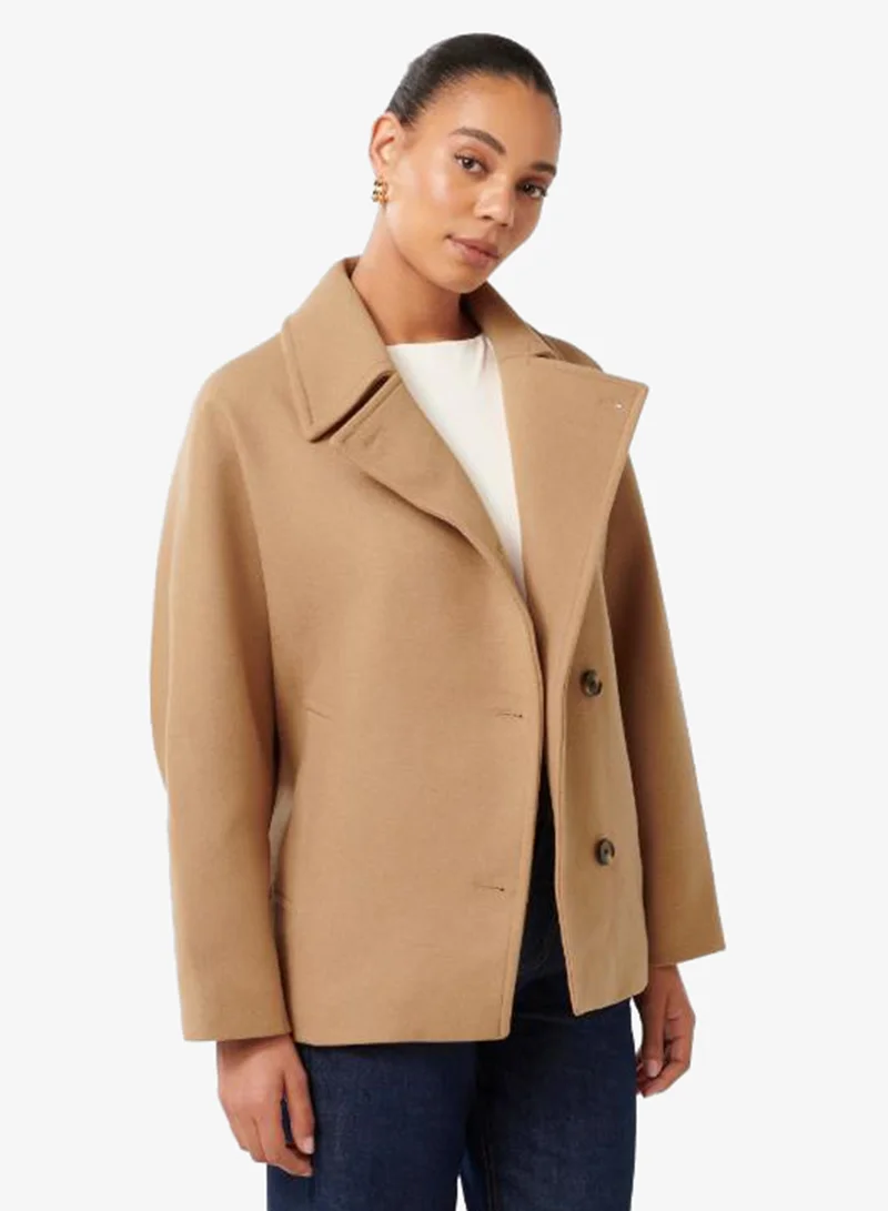 forever new  Suzie Top Collar Coat for Women | Best Price UAE