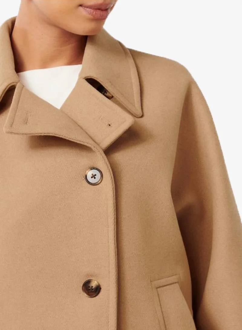 forever new  Suzie Top Collar Coat for Women | Best Price UAE