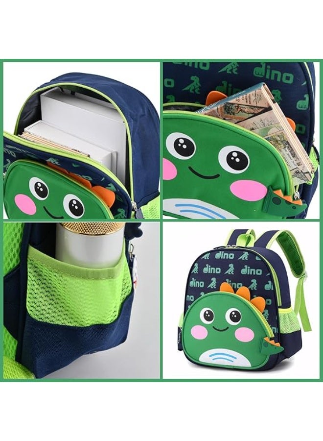 Child School Bag Cute Cartoon Toddler Backpack Toddler Boys Girls Kids Cat Puppy Dinosaur Backpack Kindergarten Schoolbag Daypack for Boy Girl 2 to 7 Year Old - Image 3