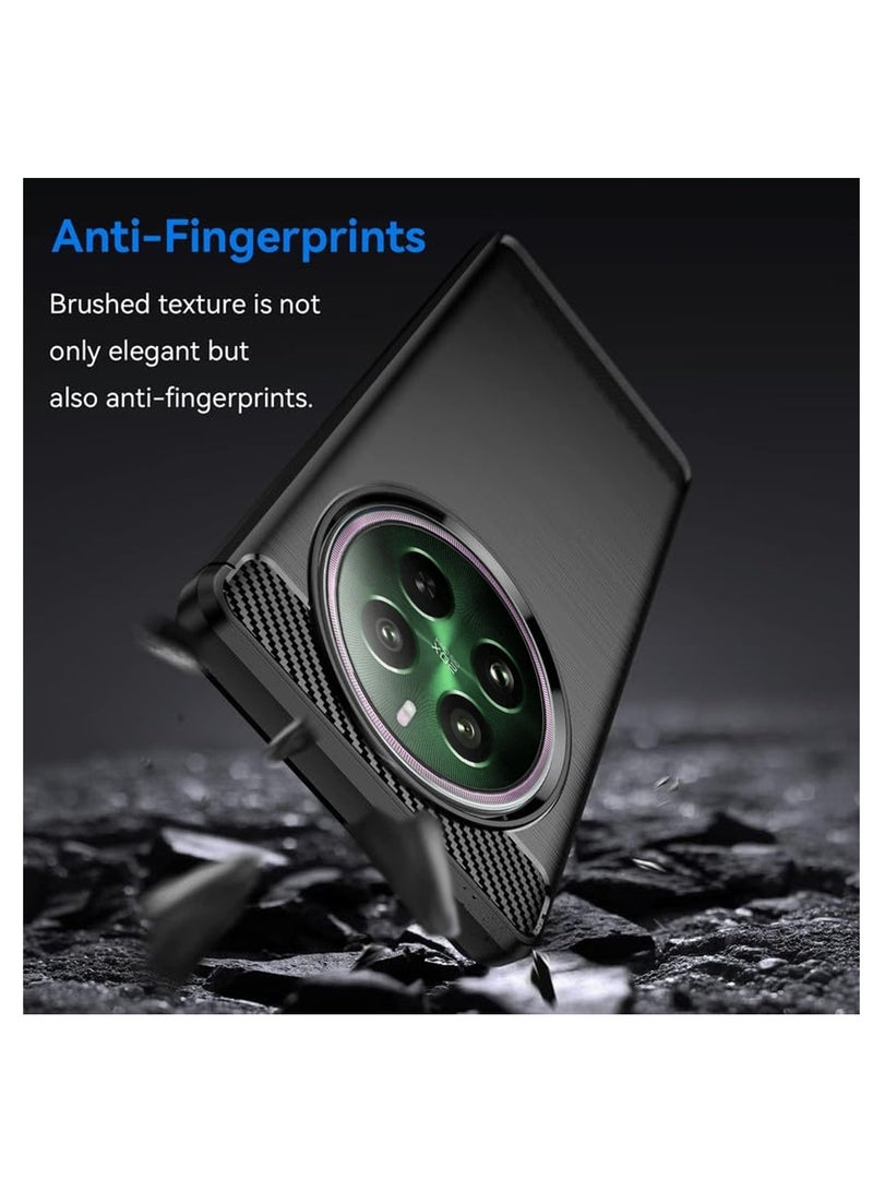 دبليو تيك غطاء حماية واقٍ من السيليكون الناعم لهاتف Realme 12+ / 12 Plus 5G 2024 أسود - Image 3