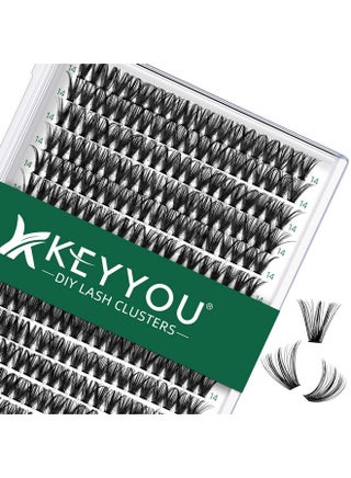 Lash Clusters 300Pcs Individual Lashes 40D 0.07C Curl 14Mm Diy Eyelash Extension Keyyou Large Tray Volume Soft&Natural Cluster Lashes(40D0.07C14） - pzsku/Z61386A8CE87A971656E9Z/45/_/1707975112/39af4d5d-4c21-4013-b6cf-78210a33563f