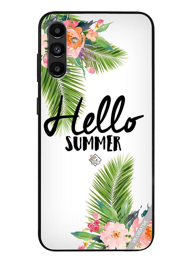 VR CREATIVE Protective Case Cover For Samsung Galaxy A13 5G Hello Summer Design Multicolour - Image 1
