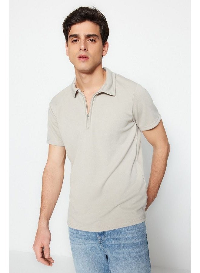 trendyol Man Polo T-Shirts Stone - Image 1