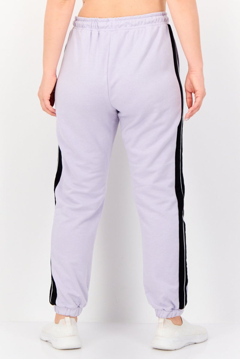 Ellesse Women Sportswear Fit Outdoor Sweatpants, Purple  - Image 3