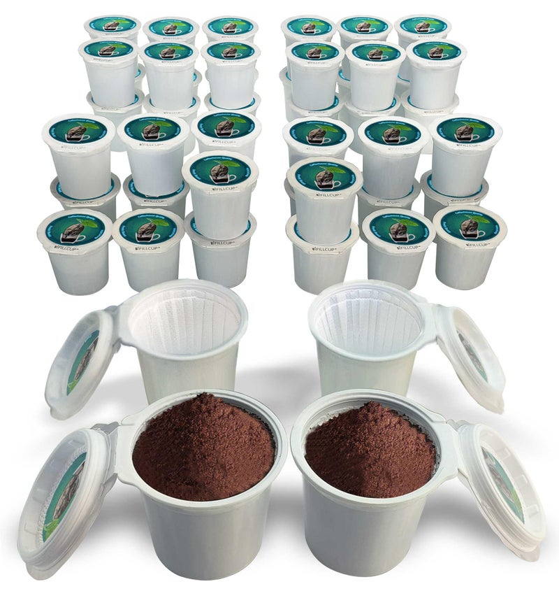 48 iFillCup Pods Fresh Fill Dozens in Minutes for K Cup Brewers Use Your Favorite Coffee Estate Exotic Organic or Local Fresh Roast Holds 50 More Coffee for a Richer Larger Brew Green