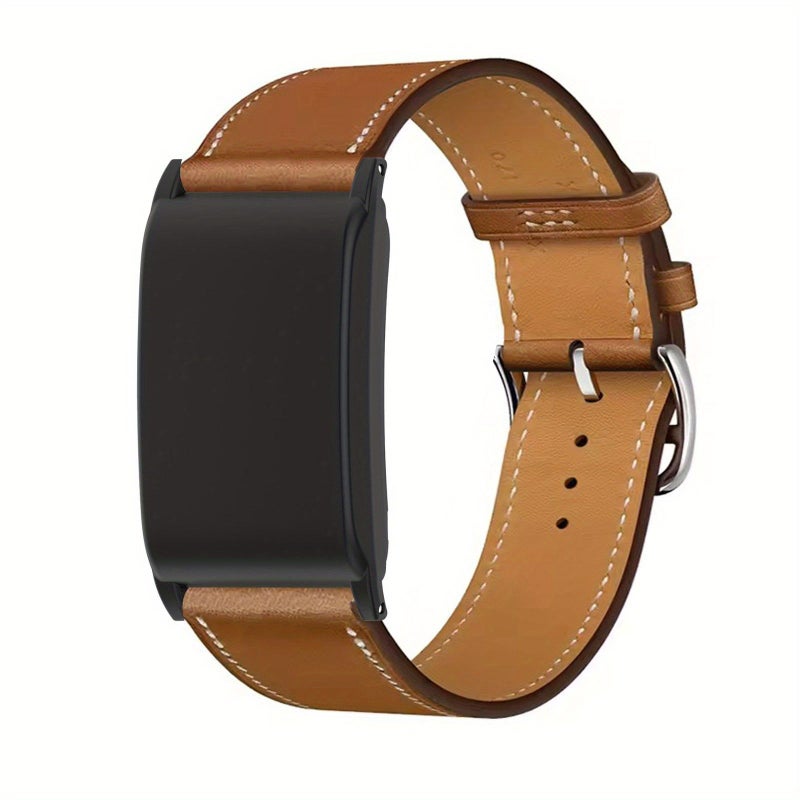 Genuine Leather Band Compatible With Whoop 4.0 Black Business Strap For Men And Women Holiday Gift Set 10 Pieces - Image 1