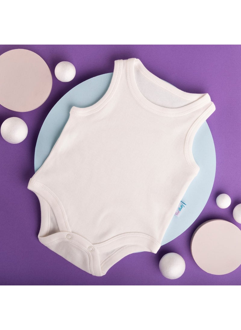 Baby Athlete Bodysuit with Snap Fasteners Ecru 100% Cotton 3-6 Months - pzsku/Z6138B15EE2DC83E033A4Z/45/_/1725789777/94618ddc-4f64-44d7-9849-93c245153332