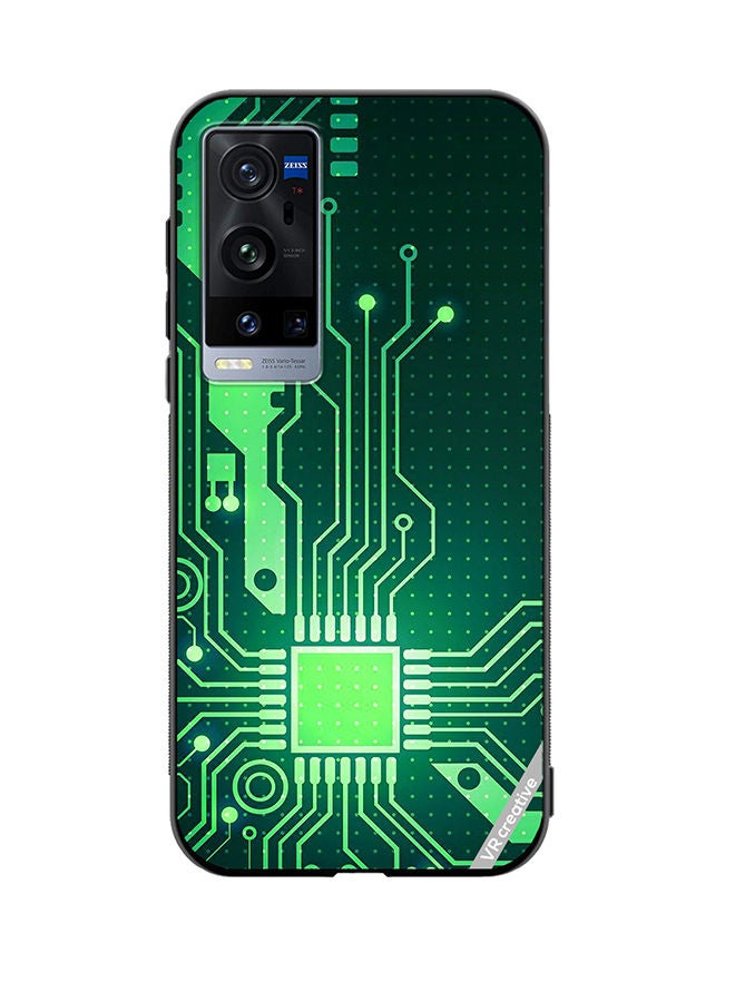 VR CREATIVE غطاء حماية لهاتف Vivo X60 Pro Plus بتصميم دائري متعدد الألوان - Image 1