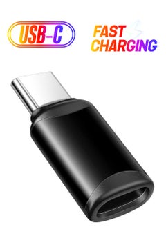 For Lightning Female to USB C Male Adapter for iPhone 15/15 Pro/15 Pro Max/15 Plus, for iPad Air, Samsung, Support Charging & Data Transfer, Type C Charger Connector Cable