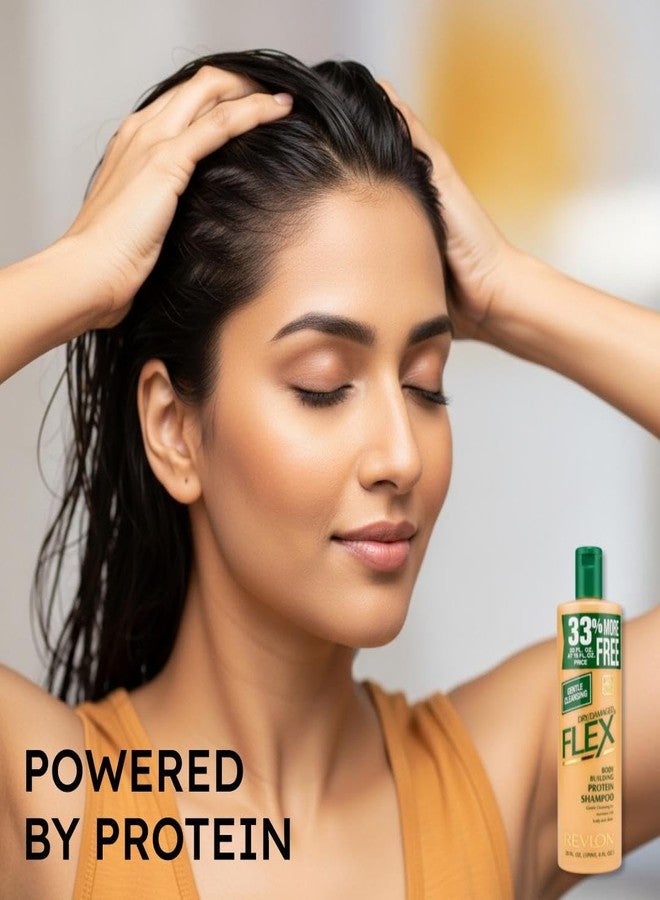 Revlon Protein Shampoo for Dry & Damaged Hair – Moisturising, Anti-Breakage Formula with Protein for Smooth, Shiny & Healthy Hair – Repairs Damage & Adds Bounce – 592 ml - Image 4