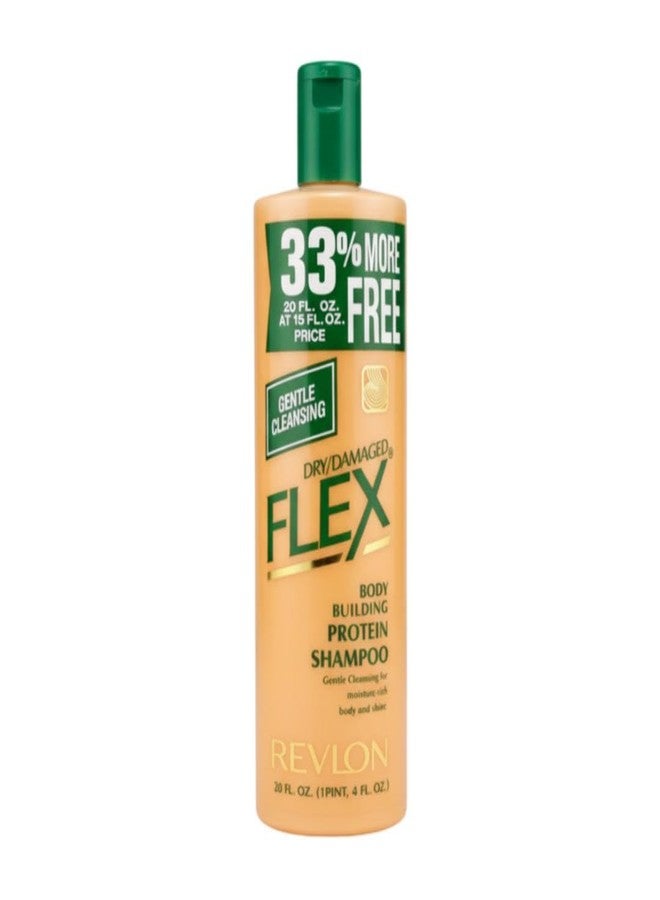 Revlon Protein Shampoo for Dry & Damaged Hair – Moisturising, Anti-Breakage Formula with Protein for Smooth, Shiny & Healthy Hair – Repairs Damage & Adds Bounce – 592 ml - Image 1