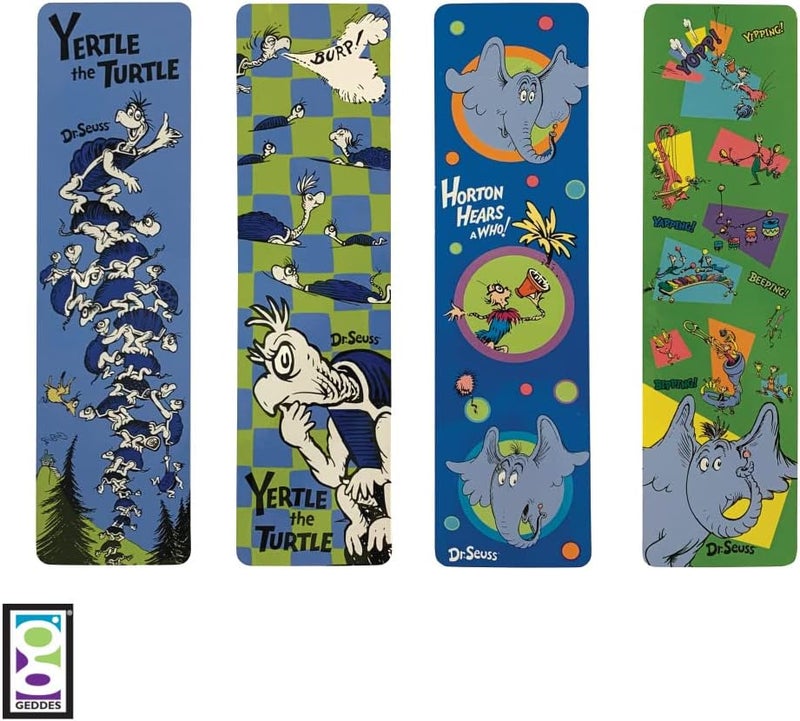 GEDDES Dr Seuss Bookmark Assortment Set - 50 Colorful Bookmarks Featuring Classic Characters - Image 4