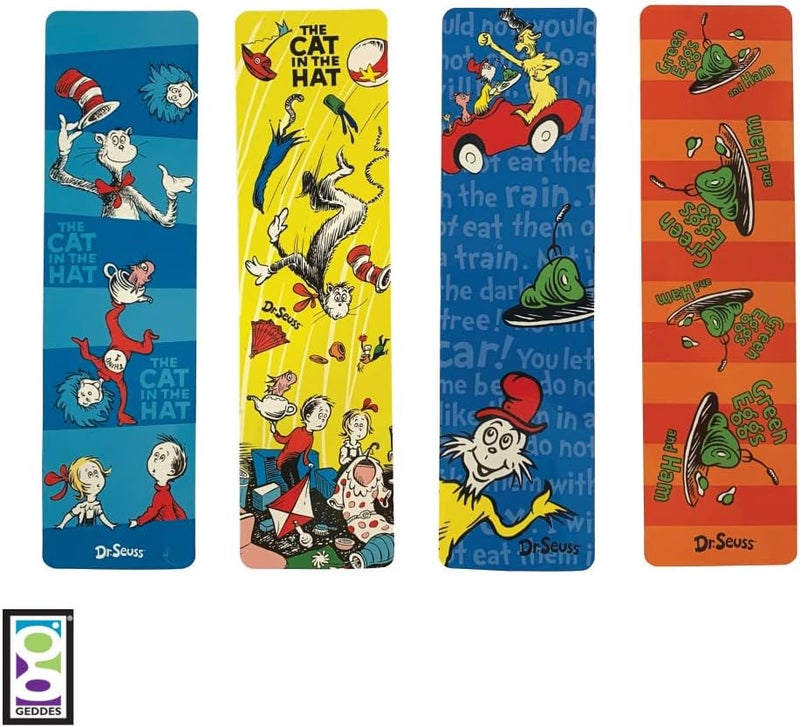GEDDES Dr Seuss Bookmark Assortment Set - 50 Colorful Bookmarks Featuring Classic Characters - Image 3