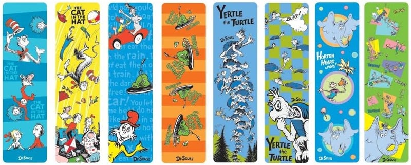 GEDDES Dr Seuss Bookmark Assortment Set - 50 Colorful Bookmarks Featuring Classic Characters - Image 1