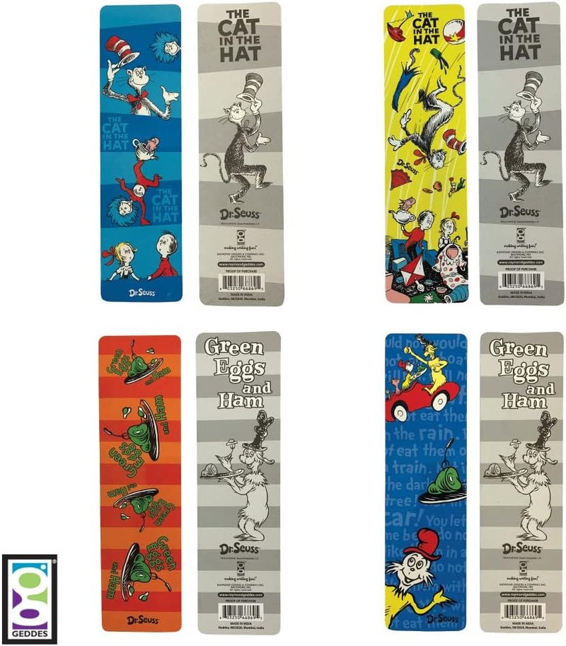 GEDDES Dr Seuss Bookmark Assortment Set - 50 Colorful Bookmarks Featuring Classic Characters - Image 5