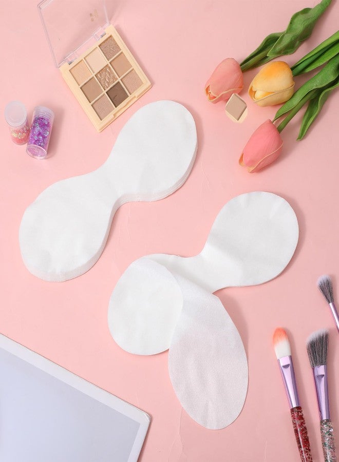 ValueBargain 100 Sheets Eye Covers for Facials, Non Woven Disposable Eye Mask Cotton, DIY Eye Mask Sheets for Skincare Wrap Moisture Retention - Image 5