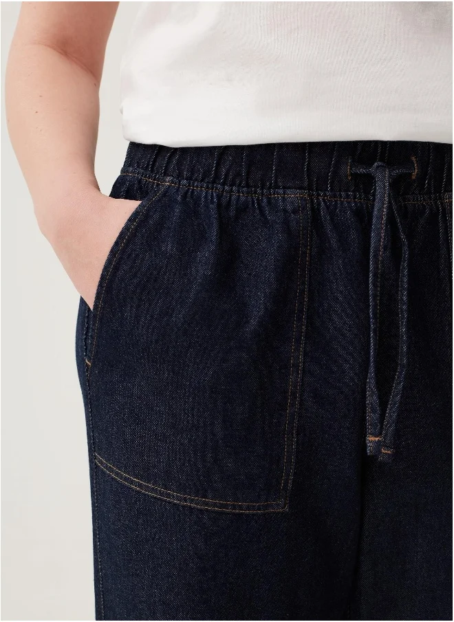 او في اس Ovs Curvy Mya Straight-Fit Denim Joggers