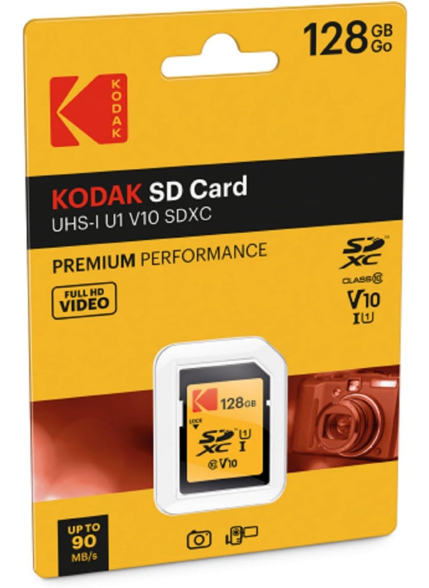 Kodak KODAK SDXC Card 128GB UHSI U1 V10 Premium up to 85MBs Read Speed for Full HD Video and HighResolution Pictures Compatible with SDXC Standard  EKMSD128GXC10K  - Image 2