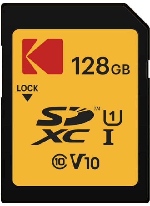 KODAK SDXC Card 128GB UHSI U1 V10 Premium up to 85MBs Read Speed for Full HD Video and HighResolution Pictures Compatible with SDXC Standard  EKMSD128GXC10K