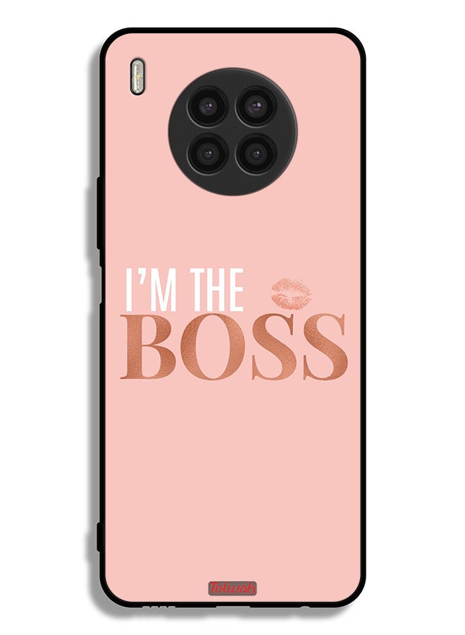 Tolwak Huawei nova 8i Protective Case Cover I Am The Boss - Image 2