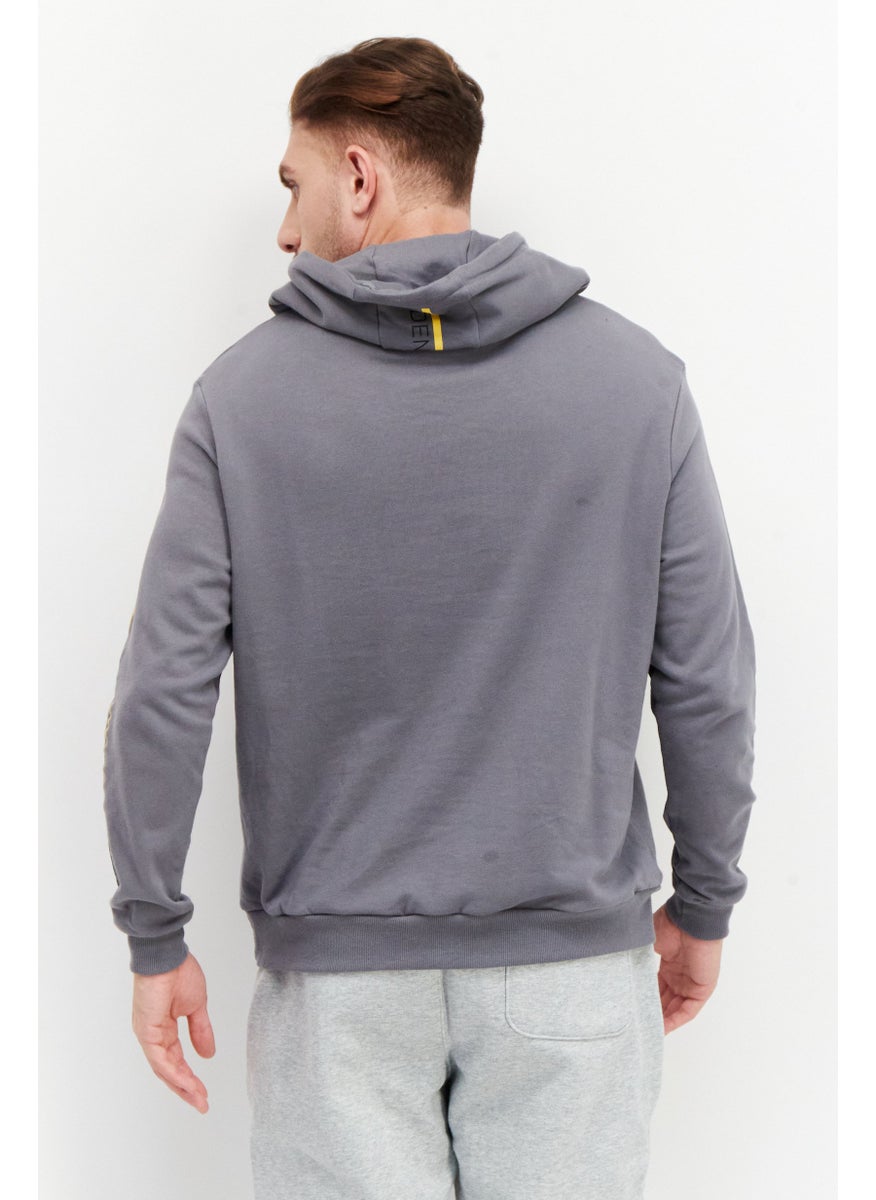Ufc - Men Sportswear Fit Long Sleeves Running Sweatshirt, Grey - Image 1
