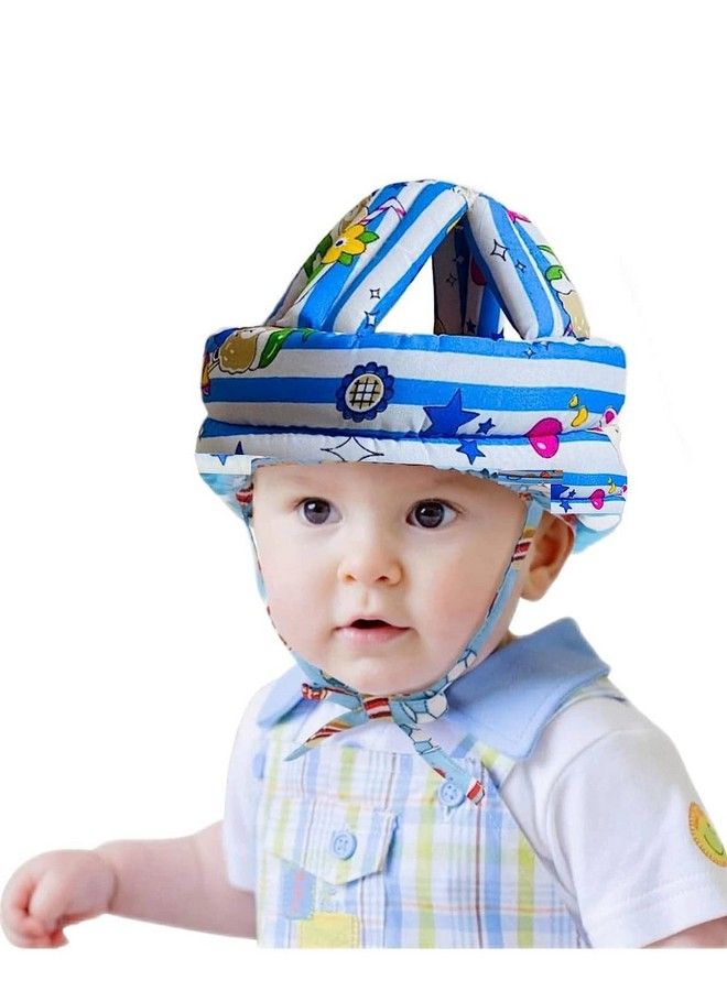 SHOPTOSHOP Baby Infant Toddler Helmet No Bump Safety Head Cushion Bumper Bonnet Adjustable Protective Multi Printed Cap Child Safety Headguard Hat For Running Walking Crawling Safety Helmet For Kid (Multicolour) - Image 3