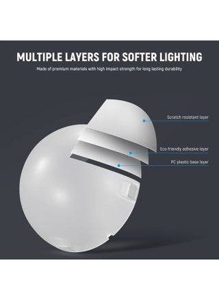 NEEWER Magnetic Dome Diffuser for Z1 Round Head Speedlite Flash, Magnetically Attached Flash Dome Light Modifier for Z1-S, Z1-N, Z1-C Speedlite, M12 - pzsku/Z61393BFC2B9FE6A12B60Z/45/_/1691334490/b83ca93d-6d12-4f54-a147-666e62f08919