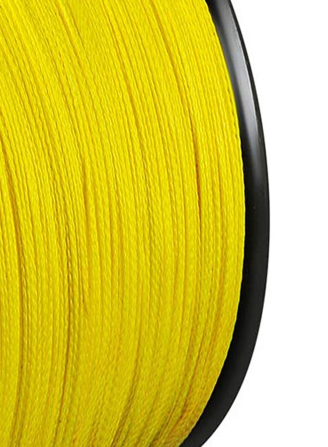 Proberos 5.0/50LB Fishing Wire Abrasion Resistant Fishing Tape 4 Stranded Braided PE Fishing Line for Seawater Freshwater 300m Yellow - Image 5
