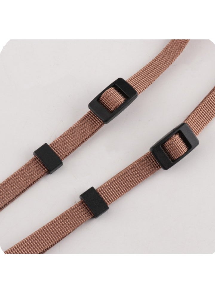 Sisily Camera Shoulder Strap 3.8CM Neck Strap Adjustable Cotton/Nylon PU Leather Camera Shoulder Neck Strap Belt for DSLR Digital SLR  - Image 3
