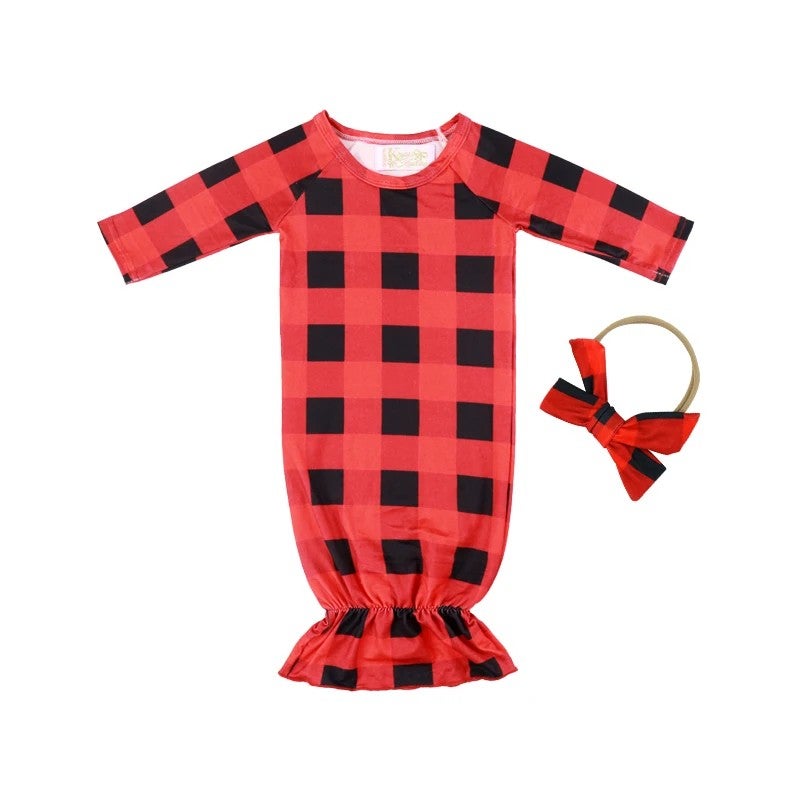 Bluejw Baby Sleeping Bag Newborn Swaddle Long Sleeve Sleep Sack Summer Thin Soft Swaddlers, Loose Bottom Easy Diaper Changes, Headband Included - Image 4